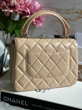 Load image into Gallery viewer, Chanel series 31 (2021) 21S Beige Lambskin LGHW Small Trendy CC Flap Bag with non detachable shoulder strap
