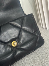 Load image into Gallery viewer, CHANEL 19 Size Small Black Lambskin Mixed Hardware Flap bag with Top Handle
