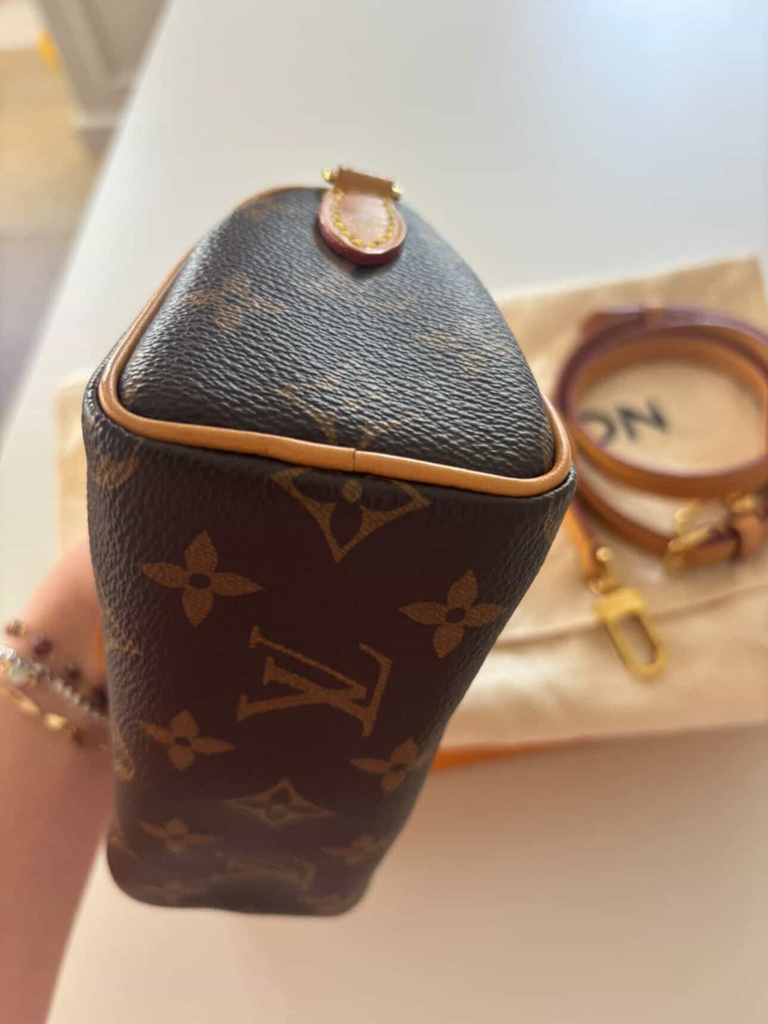 LOUIS VUITTON Nano Speedy Monogram Canvas