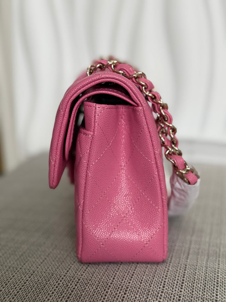 CHANEL series 31 21P Collection Pink Caviar LGHW Small Timeless Classic Double Flap Bag
