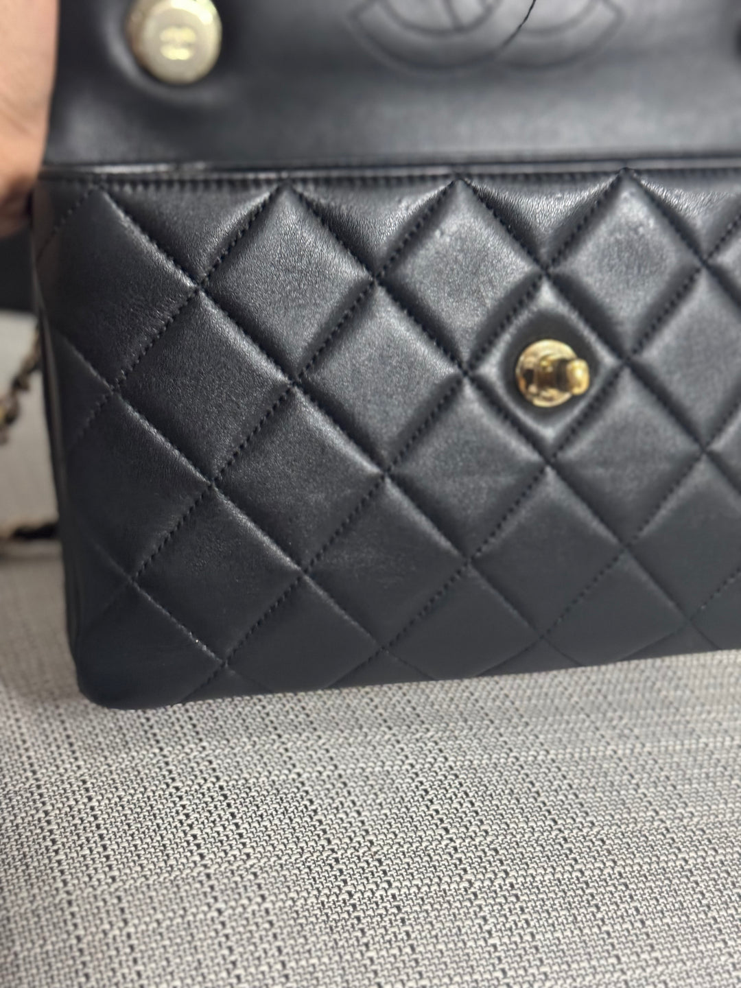 Chanel series 29 (2019) Black Lambskin LGHW Trendy CC Shoulder Flap Bag
