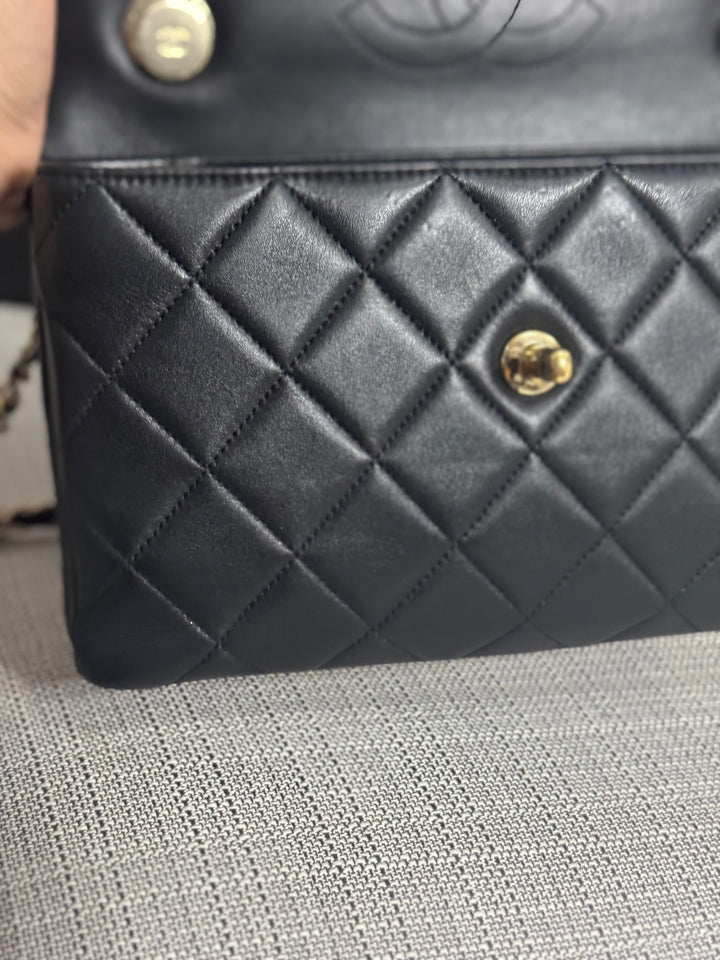 Chanel series 29 (2019) Black Lambskin LGHW Trendy CC Shoulder Flap Bag