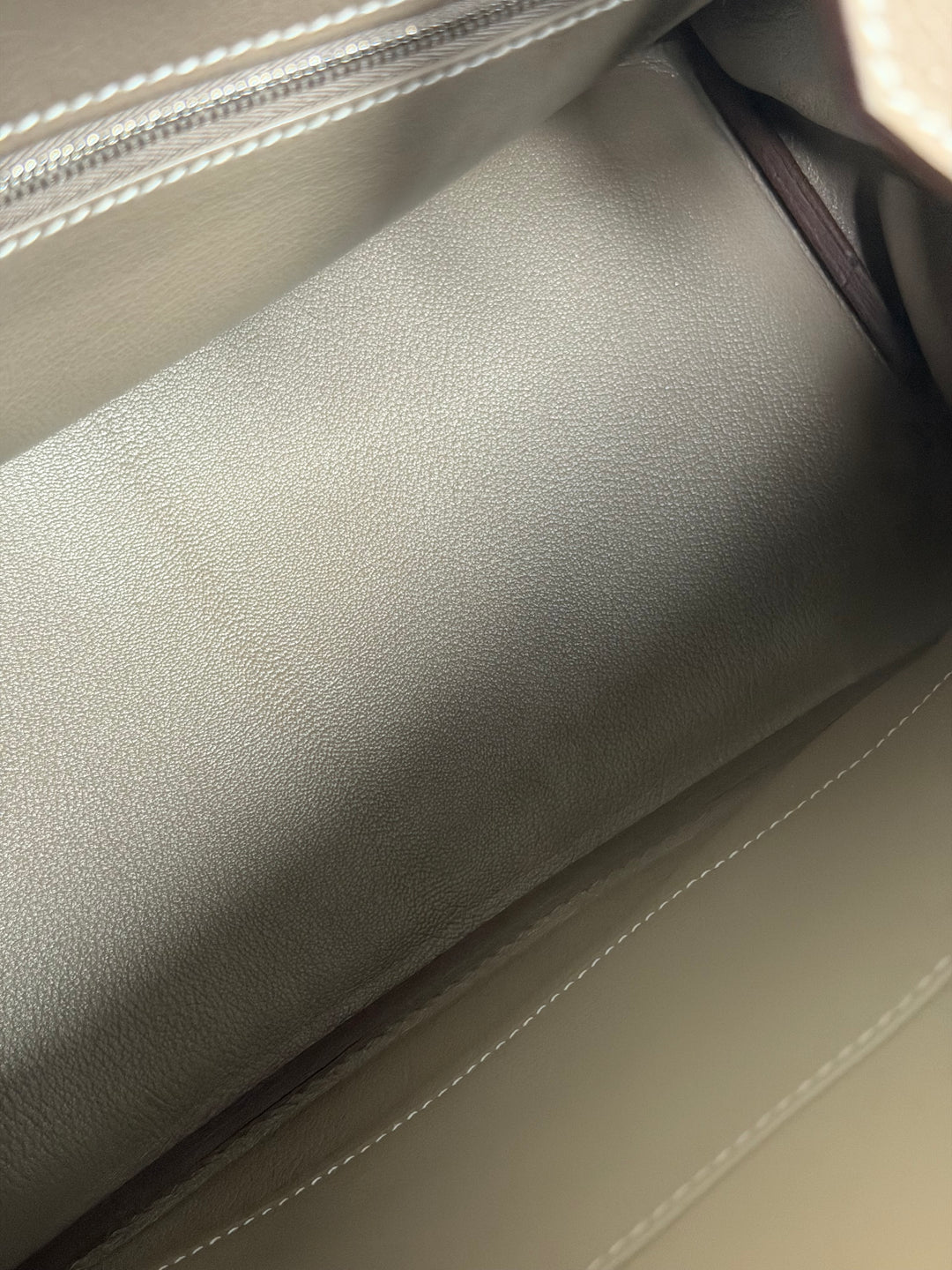 Hermès Etoupe Togo Leather PHW Birkin 30 Stamp A 2017
