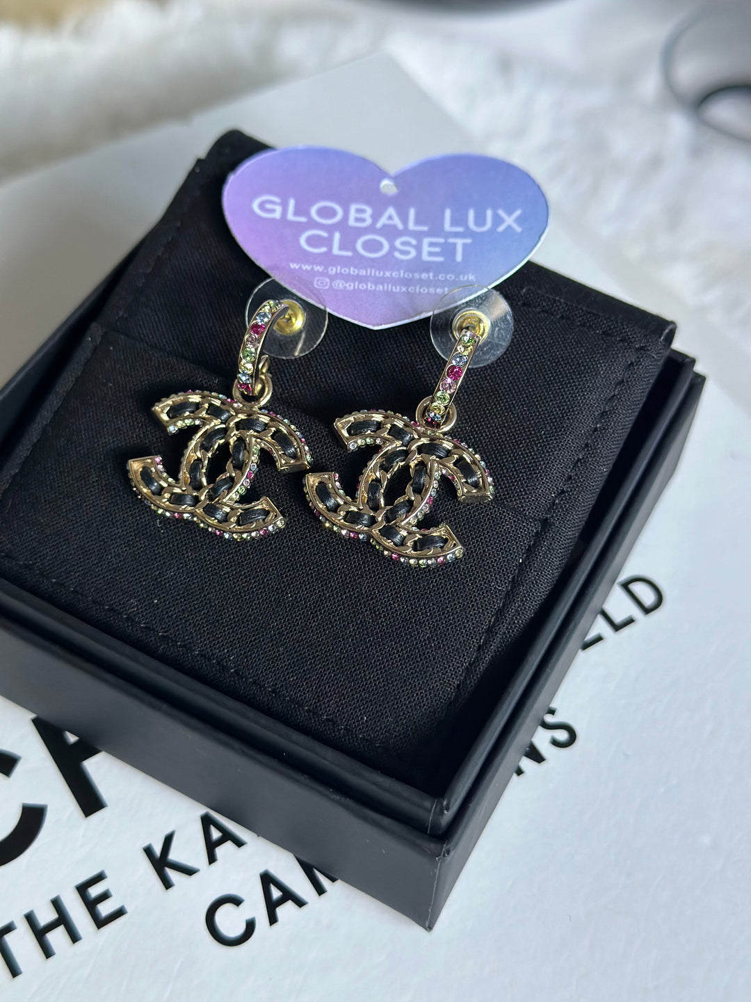 Chanel 21P Multi Colours Gems LGHW Earrings