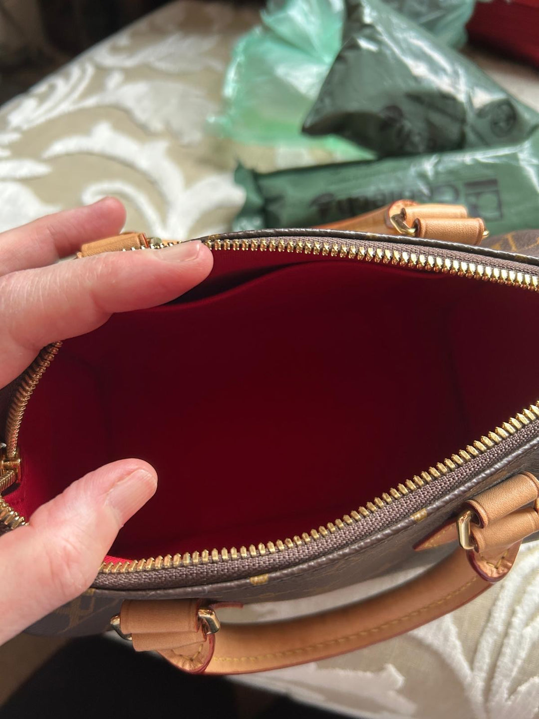 LOUIS VUITTON Speedy 20 with Guitar Strap