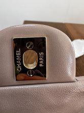 Load image into Gallery viewer, CHANEL Beige Lambskin Valentine East West Flap Bag series 13 with Charms
