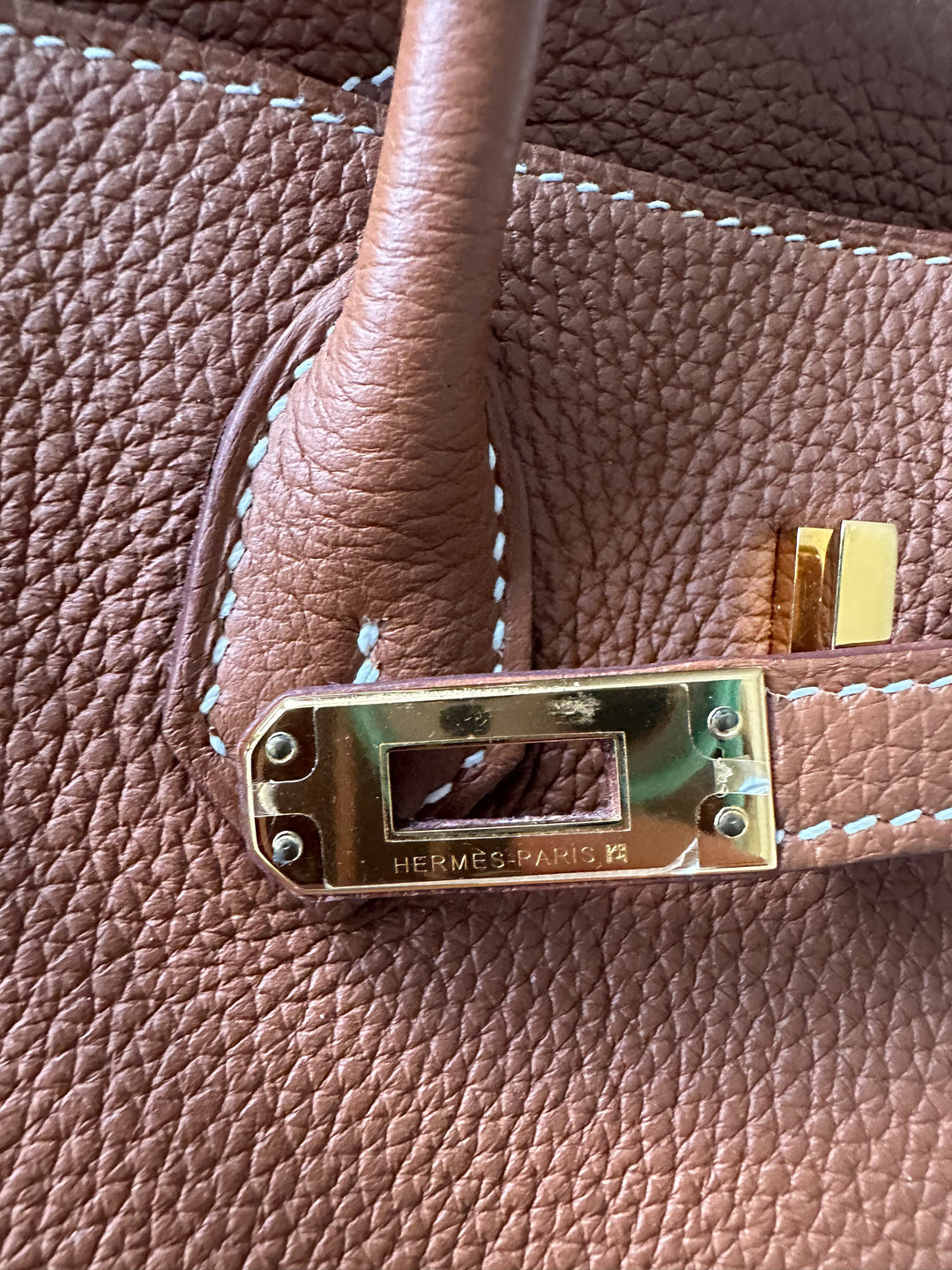 WA/Email to Purchase only- HERMÈS Gold Togo Leather with GHW Birkin 25 Stamp X 2016