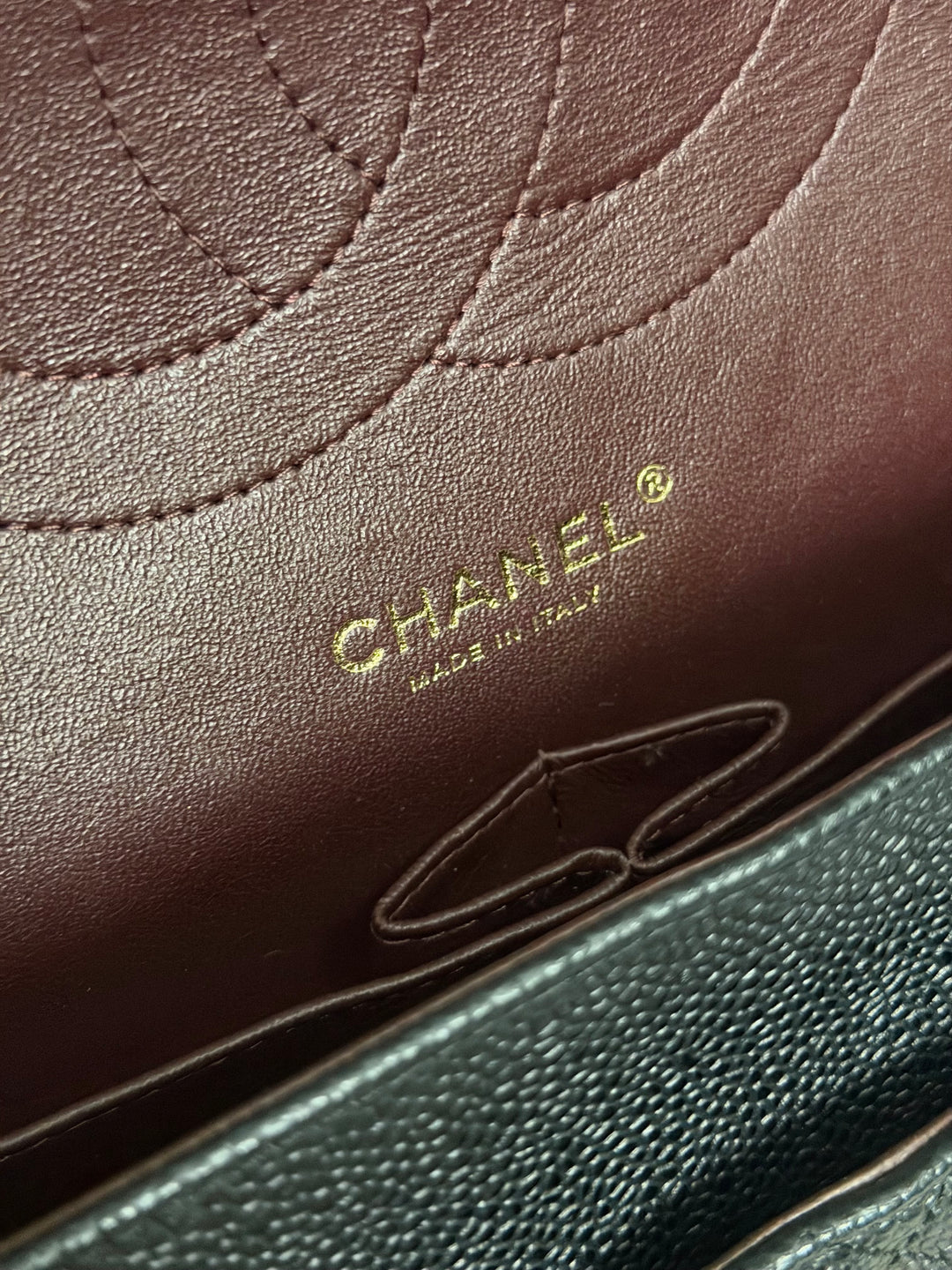 CHANEL series 17 Black Caviar GHW Jumbo Classic Double Flap Bag 2012