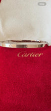 Load image into Gallery viewer, Cartier Love Bracelet Small size 17 in White Gold
