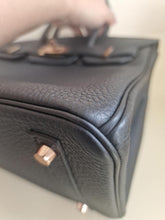 Load image into Gallery viewer, HERMES Noir/Black Togo Leather RGHW Birkin 30 Stamp D 2019
