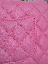 Load image into Gallery viewer, Chanel series 31 21P 2021 Pre Spring/Summer Collection Pink Caviar Coco Handle Flap Bag with Top Handle and Detachable Strap size Small
