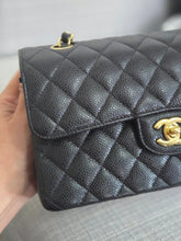 Load image into Gallery viewer, Chanel series 31 2021 Black Caviar Small Timeless Classic Double Flap Bag with GHW
