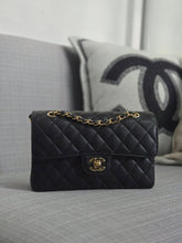 Load image into Gallery viewer, Chanel series 31 2021 Black Caviar Small Timeless Classic Double Flap Bag with GHW
