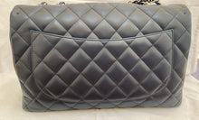 Load image into Gallery viewer, CHANEL Series 13 Navy Lambskin SHW Single Flap Jumbo Classic Bag
