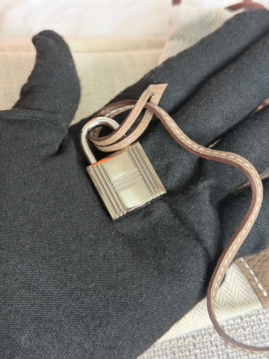 Hermès Etoupe Togo Leather PHW Birkin 30 Stamp A 2017