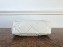 Load image into Gallery viewer, Chanel 19 size Small from series 30 White Goat Skin Mixed Hardware Flap Bag
