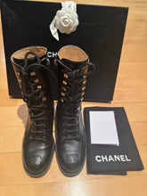 Load image into Gallery viewer, Chanel Boots with Black Leather Size EU 37
