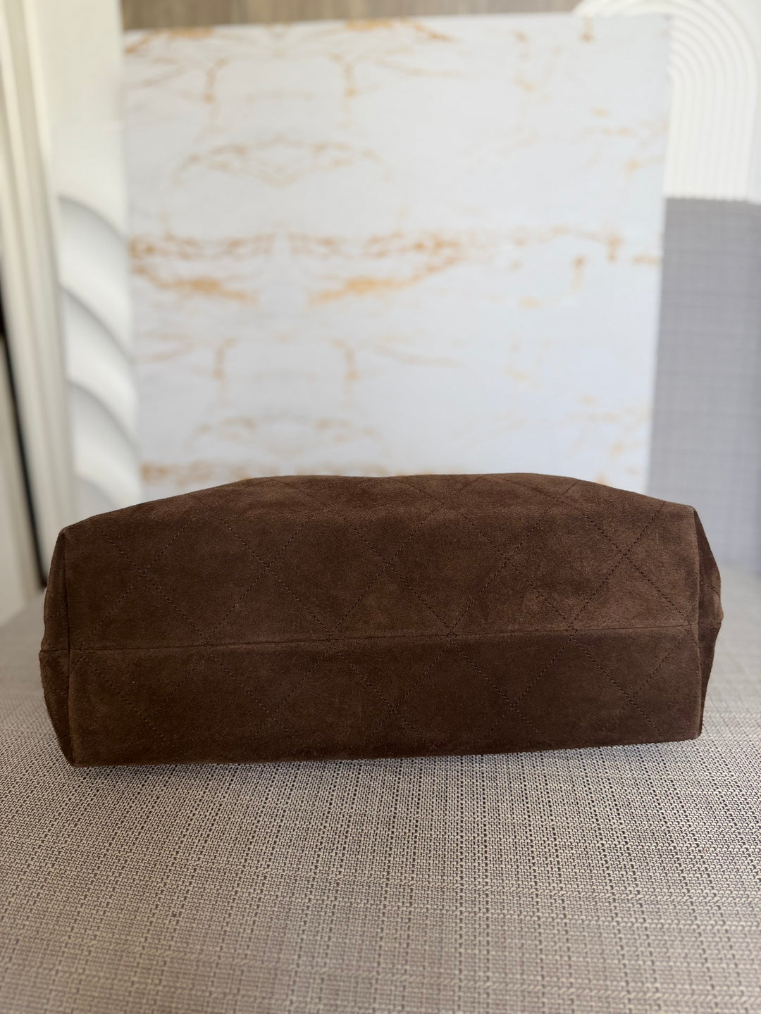 CHANEL 26C Brown Suede Maxi Hobo Bag 2026