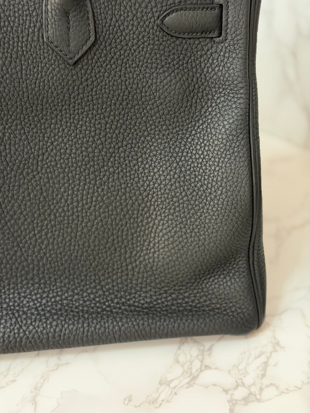 Hermes Birkin 35 Noir Black Togo Leather GHW Stamp T 2015