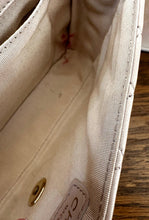 Load image into Gallery viewer, CHANEL Beige Lambskin Valentine East West Flap Bag series 13 with Charms

