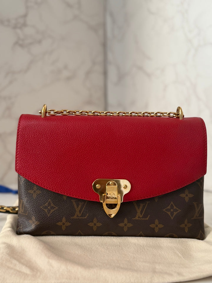 LOUIS VUITTON LV Saint St Placide In Monogram Canvas/Cherry Red