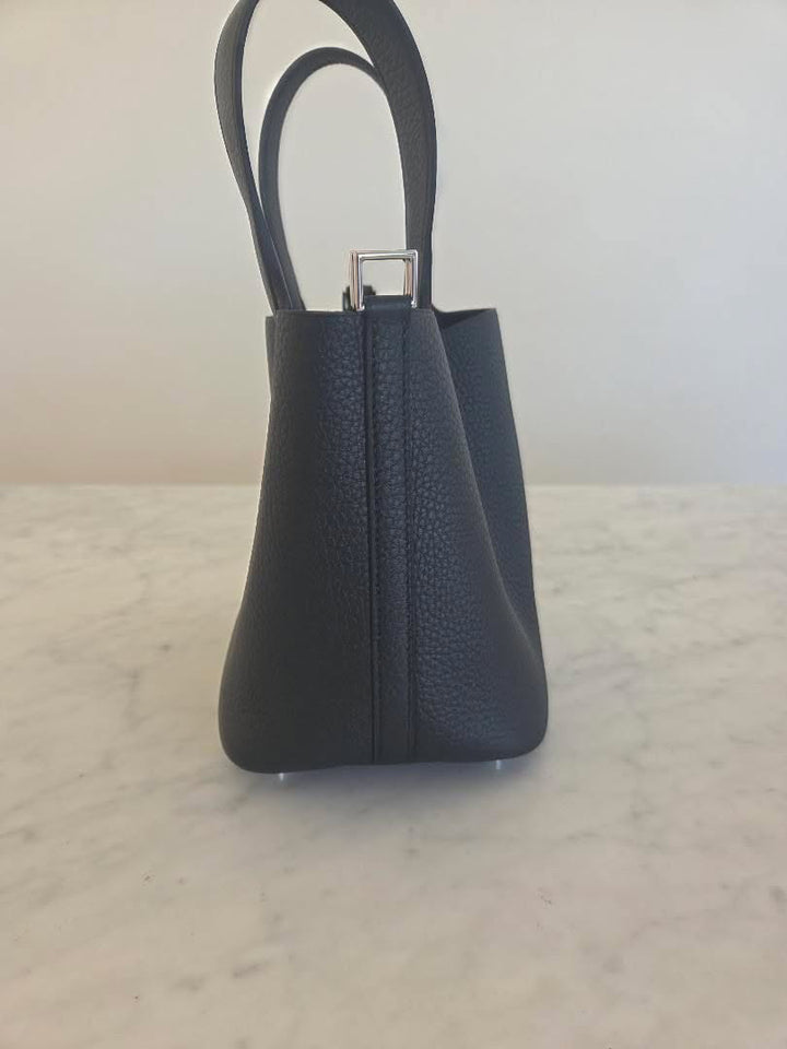 Hermes Picotin 18 Noir Black PHW Palladium Hardware Stamp K 2025