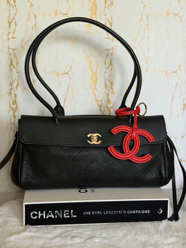 CHANEL 26S Black Caviar GHW East West Hobo Bag Matthieu Blazy SOLD OUT 2026