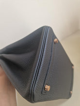 Load image into Gallery viewer, HERMES Noir/Black Togo Leather RGHW Birkin 30 Stamp D 2019
