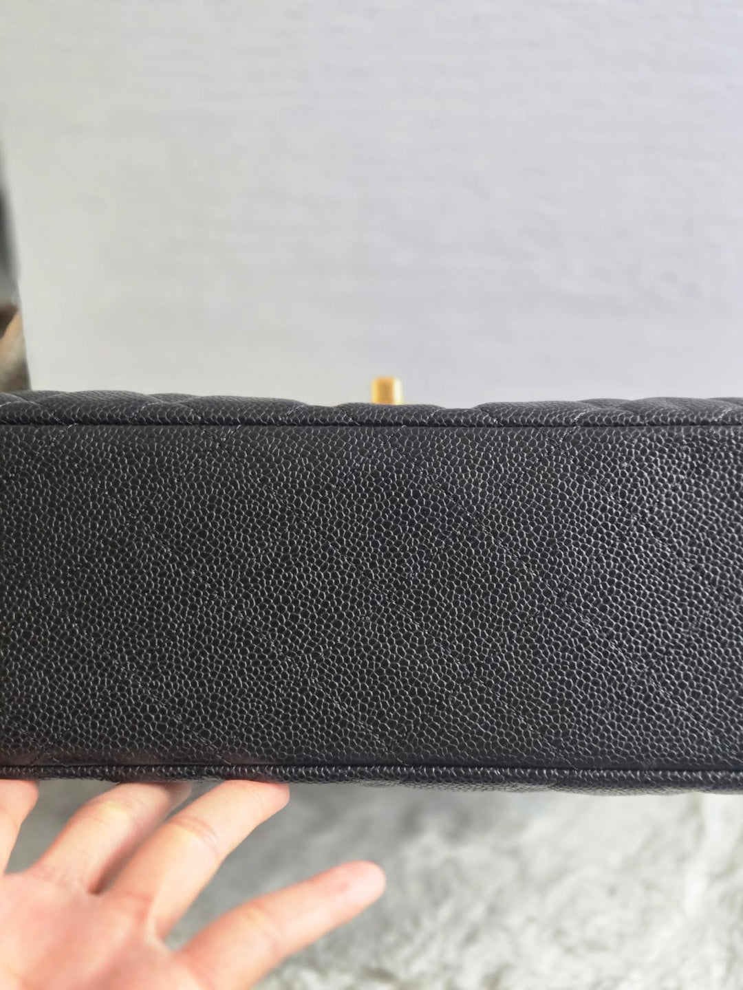 Chanel series 13 2010 Black Caviar Maxi Single Flap Bag with GHW