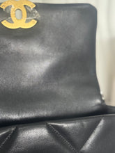Load image into Gallery viewer, CHANEL 19 Size Small Black Lambskin Mixed Hardware Flap bag with Top Handle
