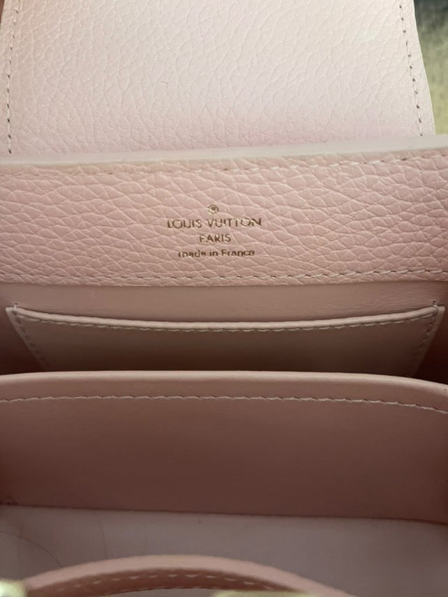 LOUIS VUITTON LV Capucines Mini in Pink LGHW 2020