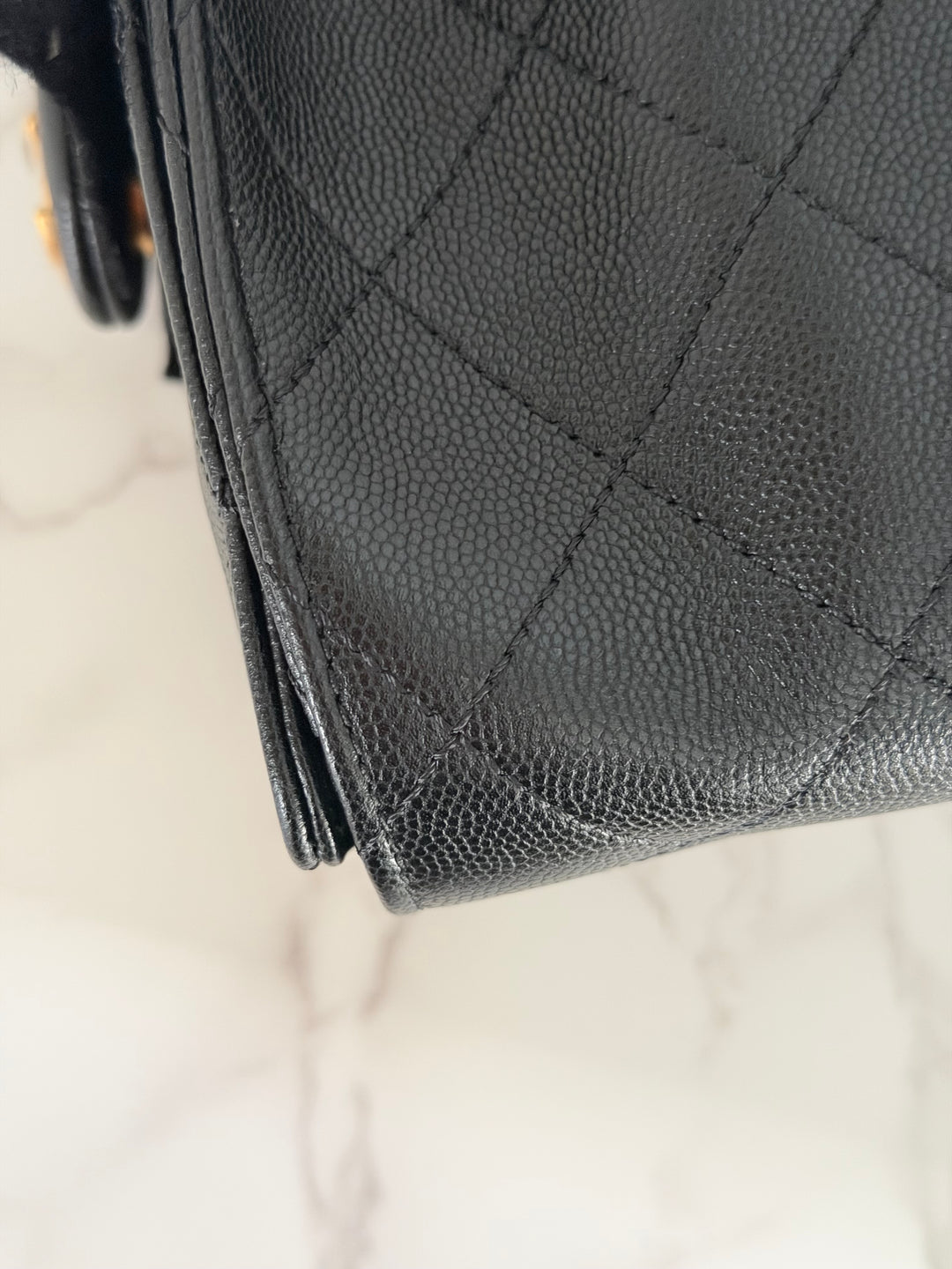 CHANEL 25 2025 size SMALL in Black Caviar Aged GHW Hobo Bag