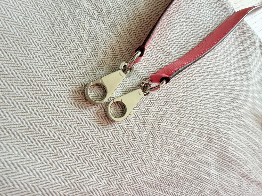 Hermes Kelly 28 in Rose Azalee Pink Epsom Leather PHW Stamp C 2018