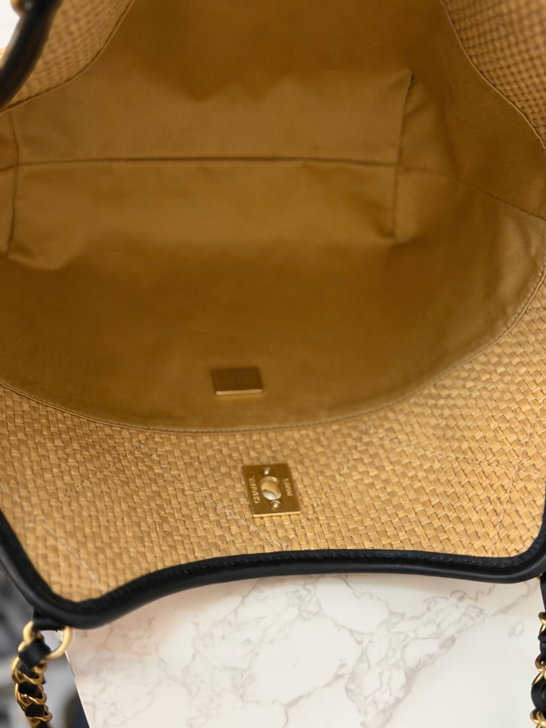 CHANEL 25K Raffia Small Tote Bag 2025