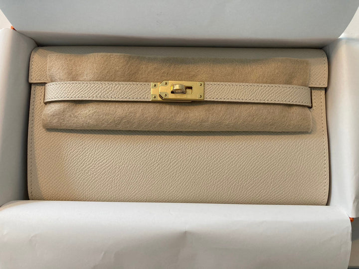 Hermes Kelly To go in Craiae Epsom leather with Gold Hardware