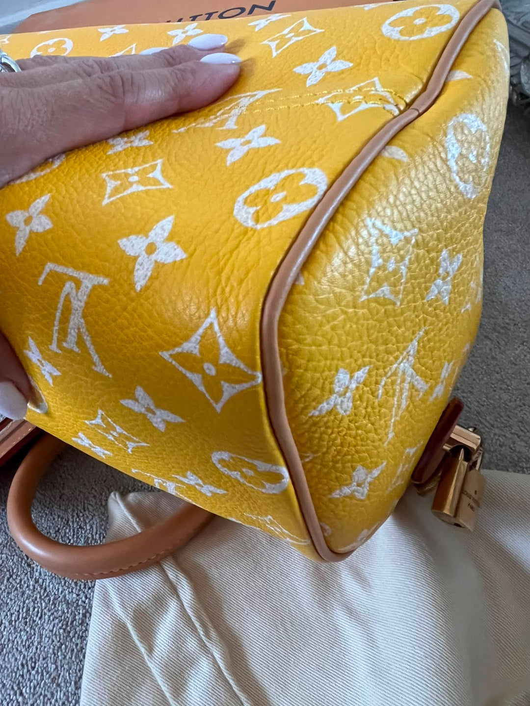 LOUIS VUITTON LV Speedy P9 Bandoulière 25 Bag in Yellow