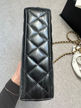 Load image into Gallery viewer, Chanel Kelly Black Calf skin aged GHW Small Shopping Tote
