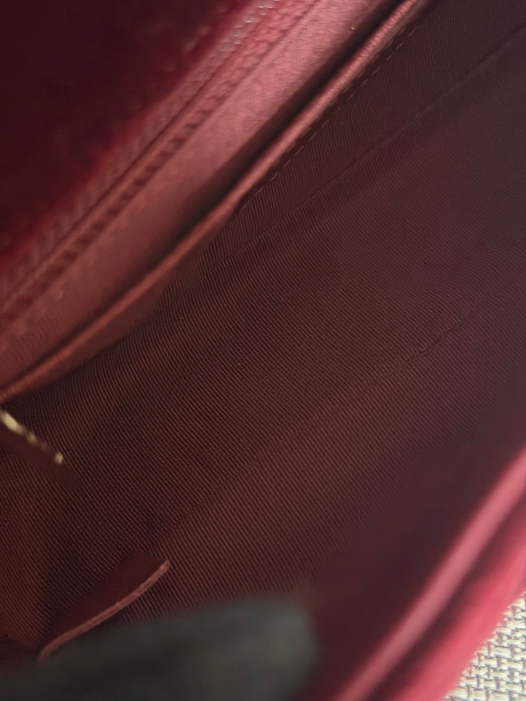 CHANEL series 31 Burgundy Dark Red Velvet Crystal Pearl Crush Adjustable Strap Mini Rectangular Flap Bag 2020/2021