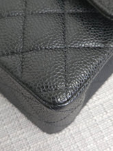 Load image into Gallery viewer, Chanel series 31 2021 Black Caviar Small Timeless Classic Double Flap Bag with GHW
