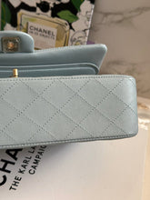 Load image into Gallery viewer, Chanel 22P Blue Caviar LGHW Medium ML Timeless Classic Double Flap Bag
