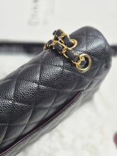 Load image into Gallery viewer, Chanel series 20 2015 Black Caviar GHW 11.12 Timeless ML Medium Classic Double Flap Bag
