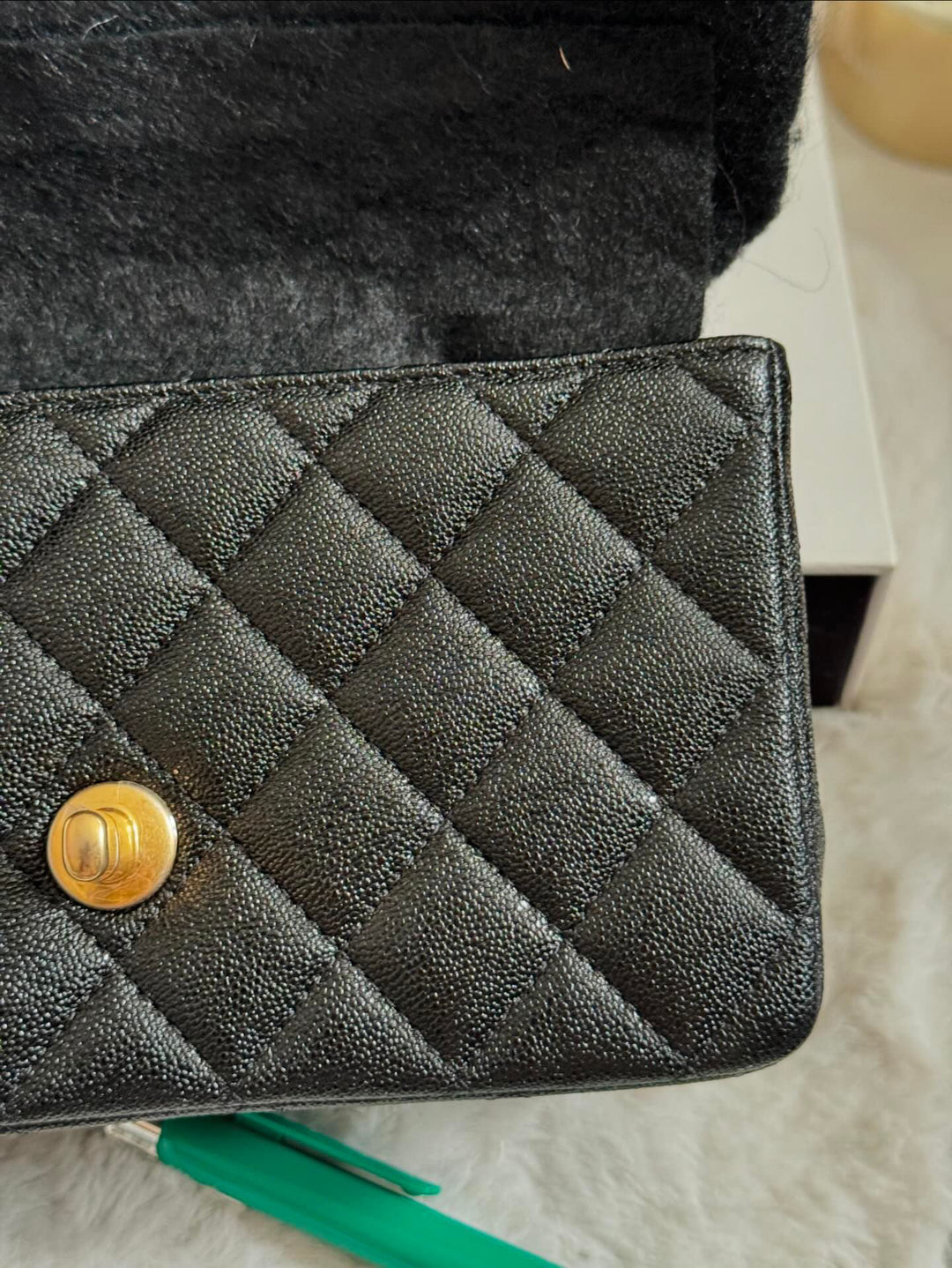 Chanel 21S 2021 Summer Spring Collection Black Caviar GHW Mini Rectangular Top Handle Flap Bag