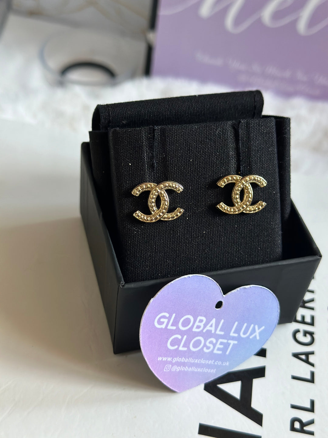 Chanel 21A Mini Gold Earrings