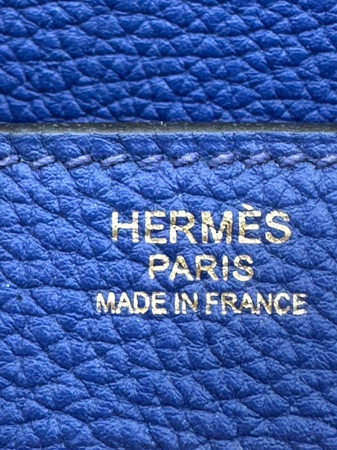 Hermes Birkin 30 Bleu Electric Togo Leather GHW Stamp T 2015 Bag