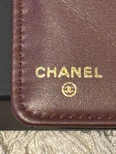 Load image into Gallery viewer, Chanel series 23 2016 Black caviar GHW Bi Fold Yen Wallet
