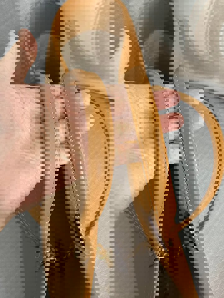 Chanel series 31 21S 2021 Spring/Summer collection Caramel Calf skin aged GHW Medium/Large Deauville Tote Bag with Top handle