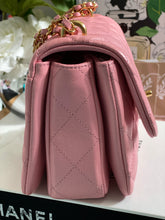 Load image into Gallery viewer, Chanel 22K 2022 Fall/Winter Collection Pink Caviar Coco First Mini Flap Bag with Aged GHW (AS3580)
