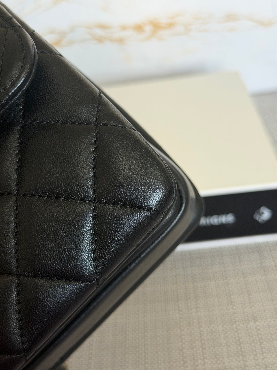 CHANEL Black Lambskin LGHW Trendy CC Flap Bag size MINI 8 inches with detachable Strap 2023/2024