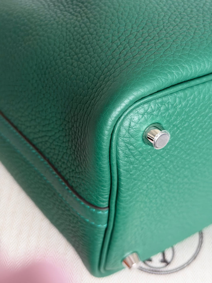 Hermès Picotin 18 Lock Vert Moyen Cle Leather PHW stamp K 2025