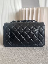 Load image into Gallery viewer, Chanel 2021 21B So Black Hardware Black Lambskin Mini Rectangular Flap Bag
